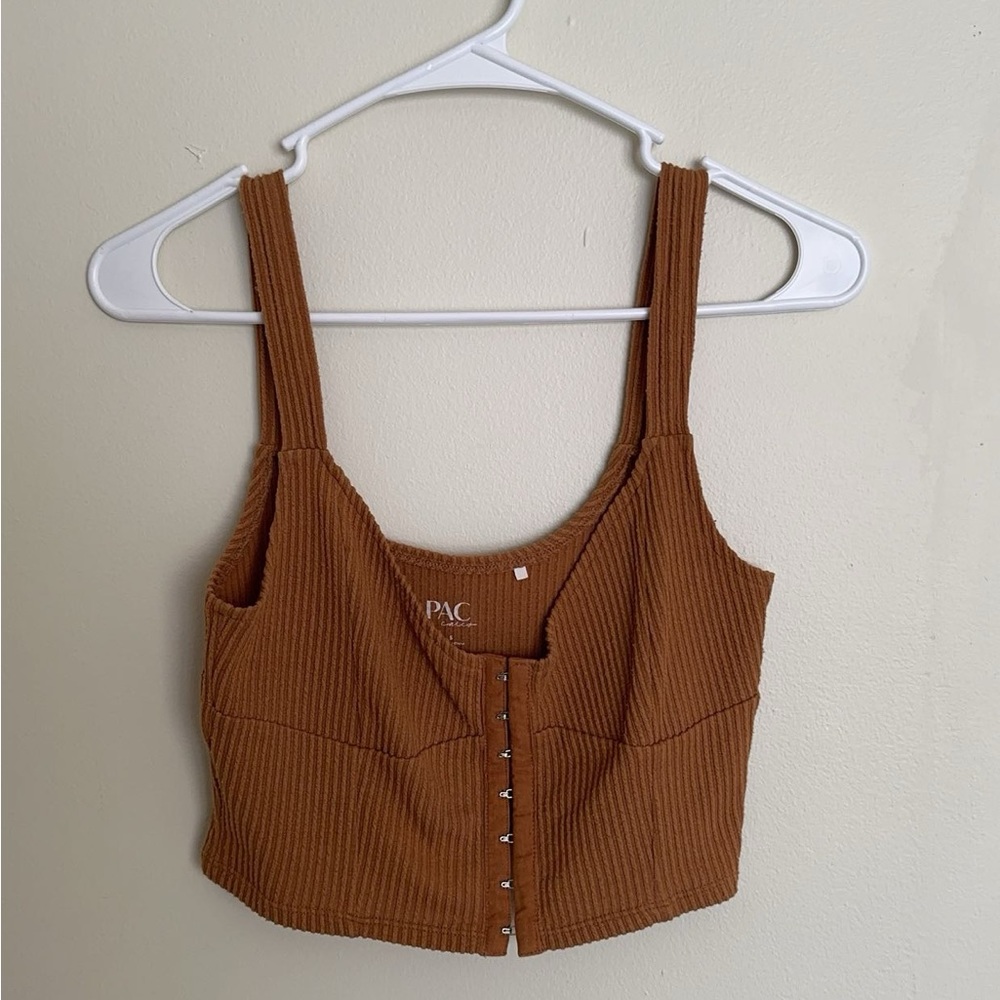 brown tank top from pacsun